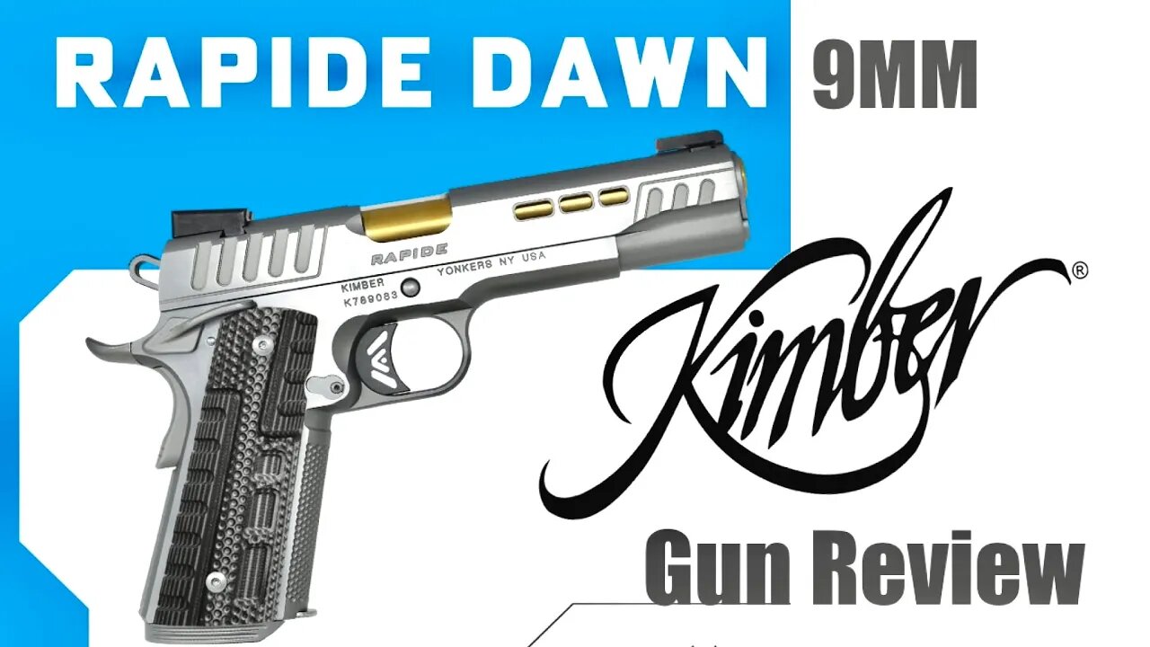 The Most Beautiful 1911! - Kimber Rapide Dawn 9mm