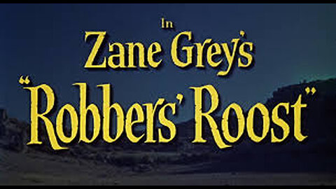 Robbers' Roost (1955) | FULL MOVIE | 1080p Remastered | George Montgomery Western