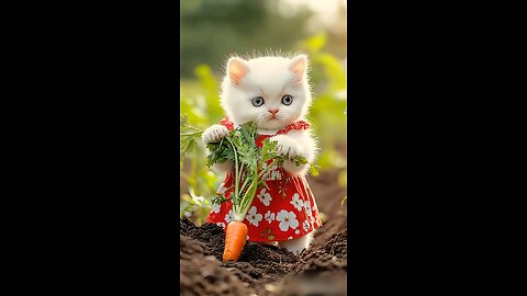 A white pet cat is cooking #cat #dog #pet #cook