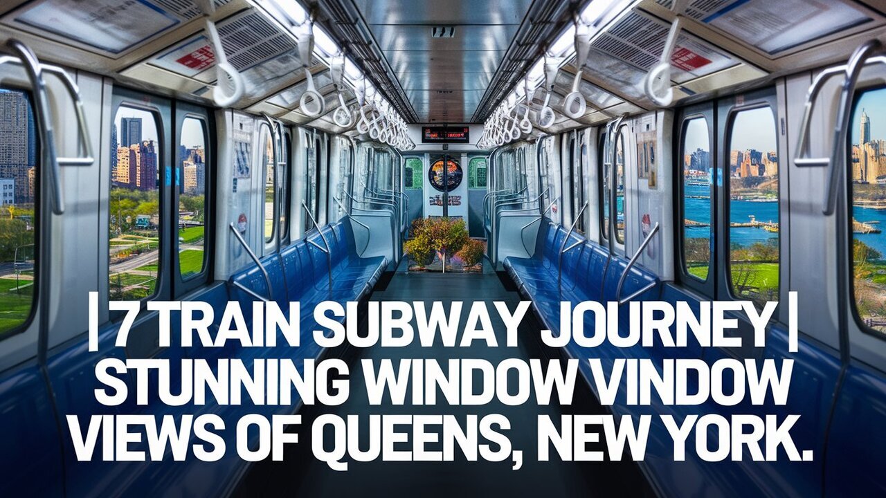 🚇 Window View from the 7 Train | Scenic Ride Through Queens NYC 🌆