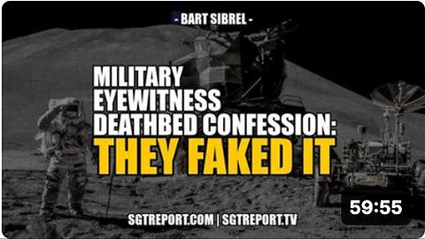 "Military Eyewitness Makes Deathbed Confession: 'They Faked It'"