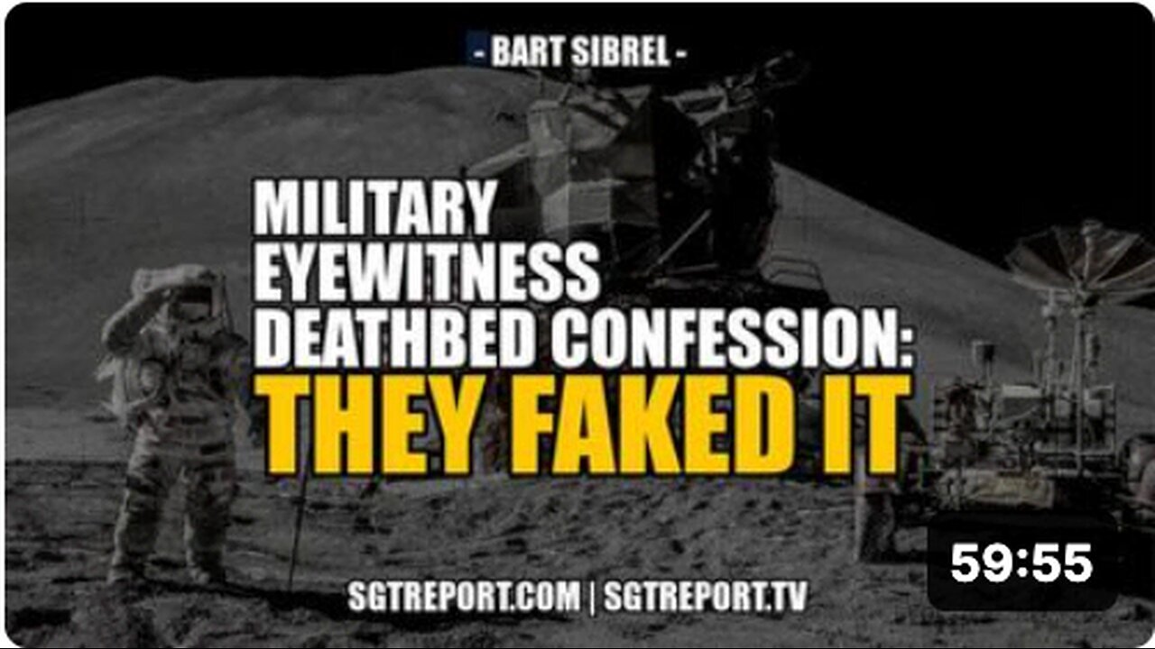 "Military Eyewitness Makes Deathbed Confession: 'They Faked It'"