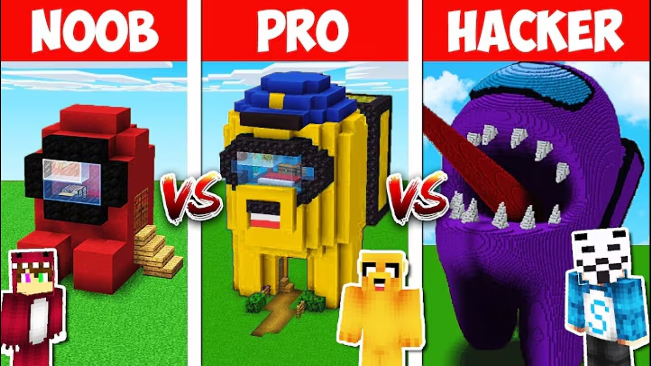 WE WENT FROM AMONG NOOB TO AMONG PRO! 😂🔥 CAN YOU HIDE FROM THE IMPOSTOR_