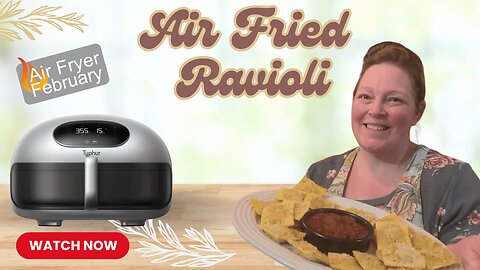 Crispy Air Fryer Ravioli in Minutes! + Air Fryer Giveaway 🎉