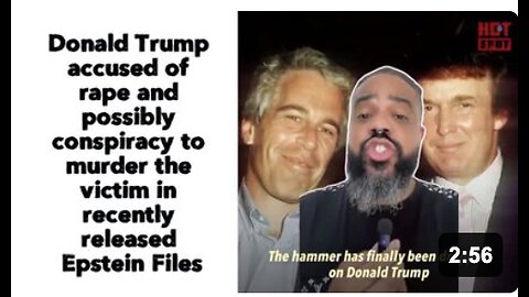 Donald Trump accused of rape and possibly conspiracy to murder the victim in recently released Epstein Files