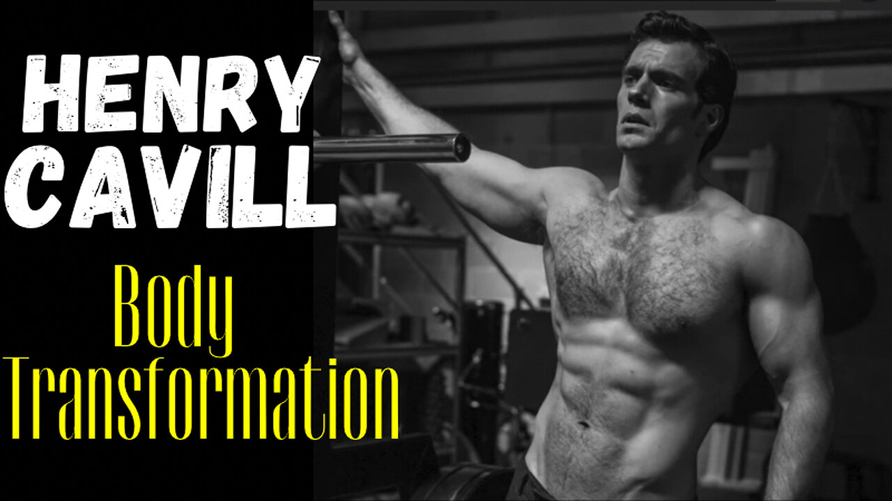 Henry Cavill - SUPERBODY OF SUPERMAN Man of Steel Justice League