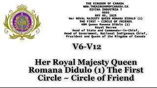 Her Royal Majesty Queen Romana Didulo (1) The First Circle ~ Circle of Friend