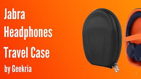 Jabra Over-Ear Headphones Travel Case, Hard Shell Headset Carrying Case | Geekria