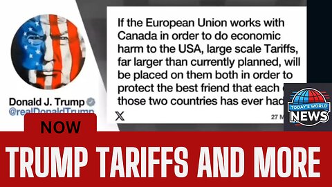 03/29/2025 President Trump is threatening more tariffs!! Assassination atempt!