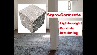 StyroConcrete/StyroBeton - Lightweight, Durable and Insulating
