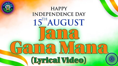 🇮🇳 Jana Gana Mana – Lyrical Video | Indian National Anthem | Independence Day Special 2025
