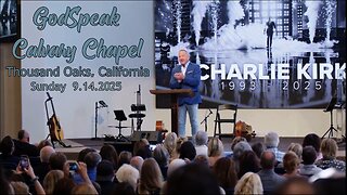 GodSpeak Calvary Chapel - Charlie Kirk: Martyr's Seed Of Revival Joshua 1:1-3 Pastor Rob McCoy