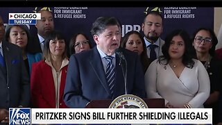 🚨Tom Homan CLAPS BACK at Gov Pritzker signing law to shield illegals, telling ICE they "aren't welcome" in Illinois (12/10/25)