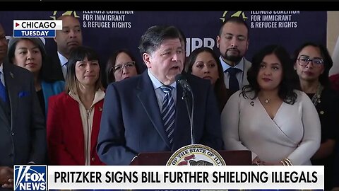 🚨Tom Homan CLAPS BACK at Gov Pritzker signing law to shield illegals, telling ICE they "aren't welcome" in Illinois (12/10/25)