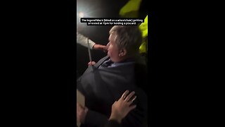 UK Police arrested a blind (on a wheelchair) for holding a placard: “ I Oppose Genocide”