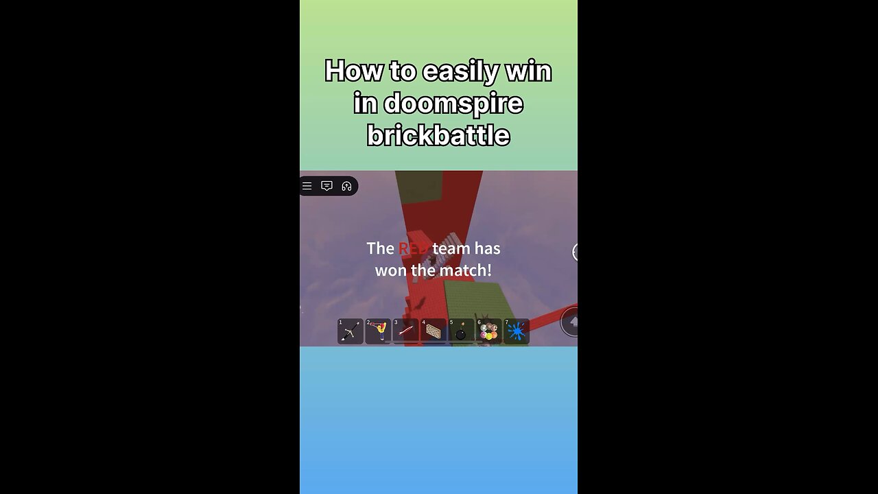 How to easily win in Doomspire brickbattle