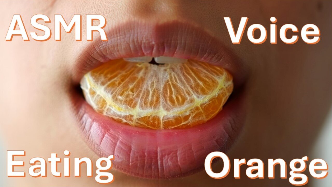 ASMR Eating Orange With AI 😴💤🤖