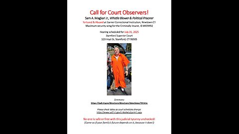 Update: Samuel A. Magliari, Jr., Kidnapped & Tortured