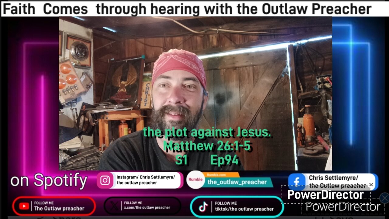 the plot against Jesus. Matthew 26:1-5 S1 Ep94
