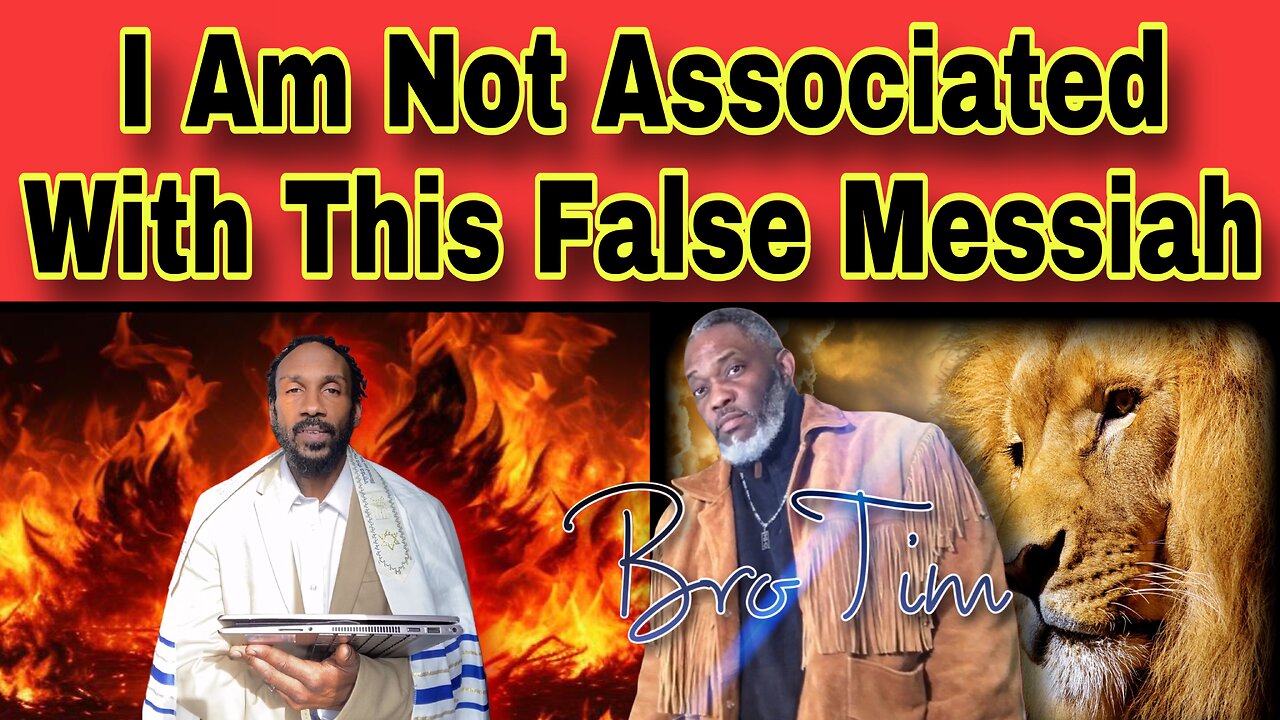 I’m Not Associated With This False Messiah