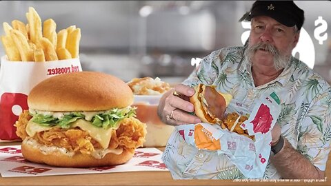 Red Rooster $6.95 Value Lunch Burger Review – Is It Worth the Hype? 🍔 | Fast Food Taste Test