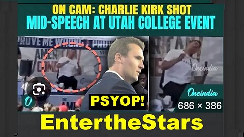 EntertheStars: Charlie Kirk Psyop Event 88 Days After Pedophile Trump's Birthday!