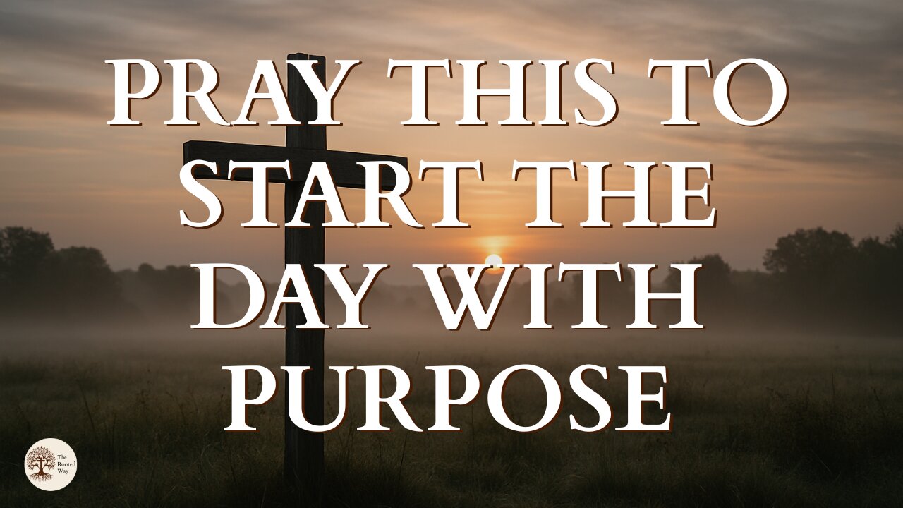 Pray This to Start the Day with Purpose