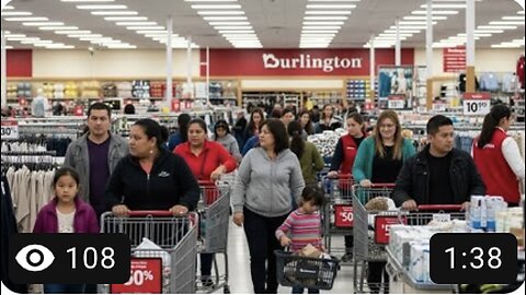 People walking in burlington store
