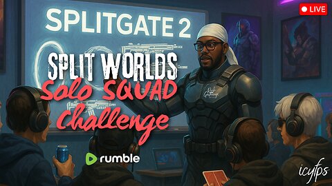 SplitWorlds Solo SQUAD challenge! Last stream until our MOVE!
