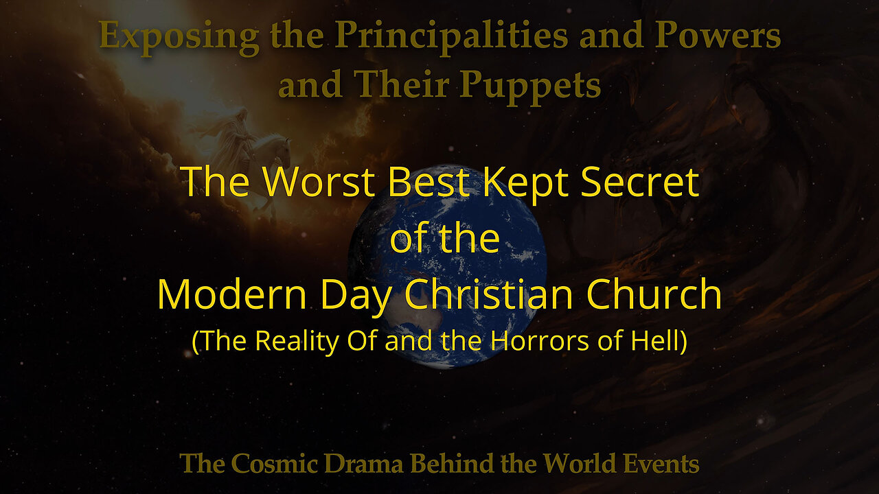 Exposing the Principalities and Powers -- The Worst best Kept Secret of the Modern Day Christian Church