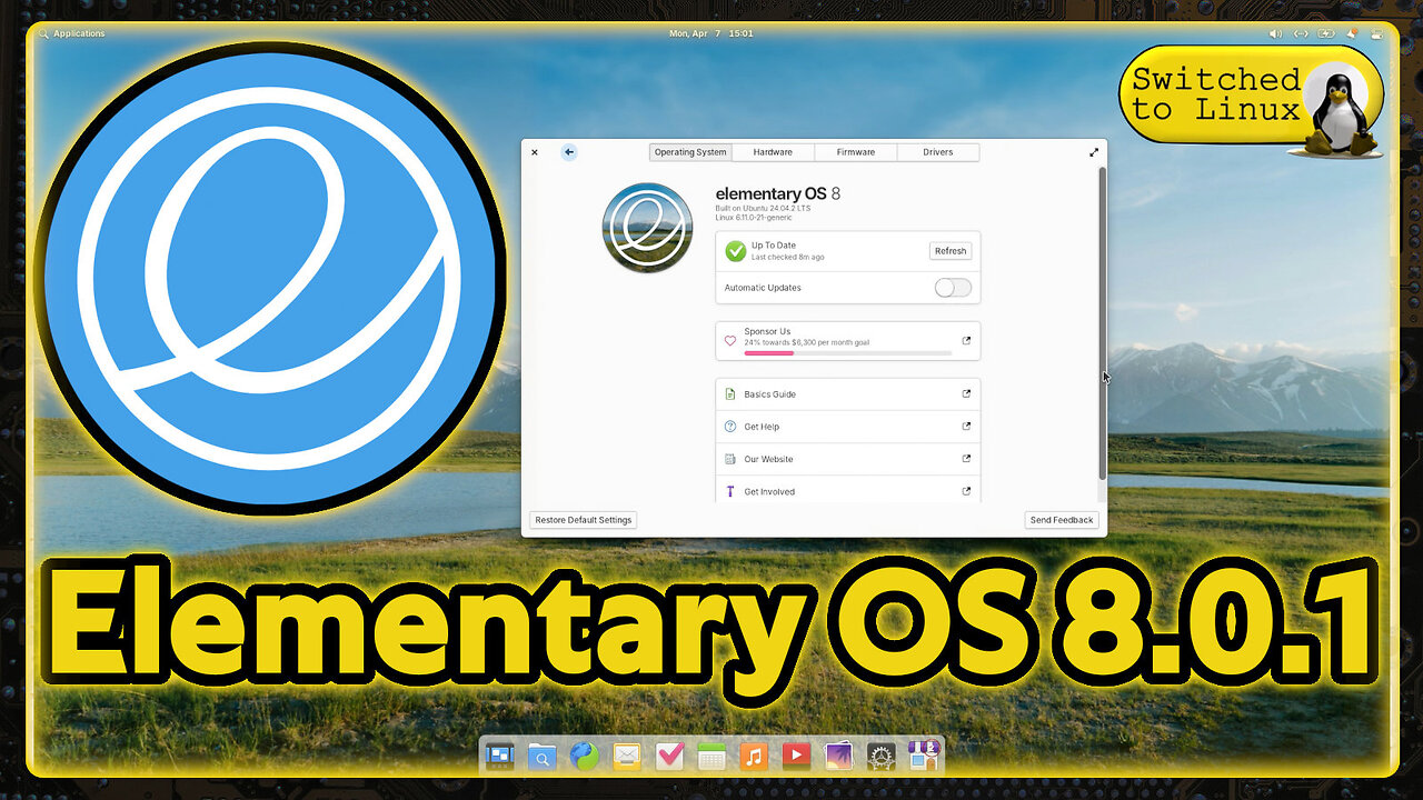 Elementary OS 8.0.1 Update