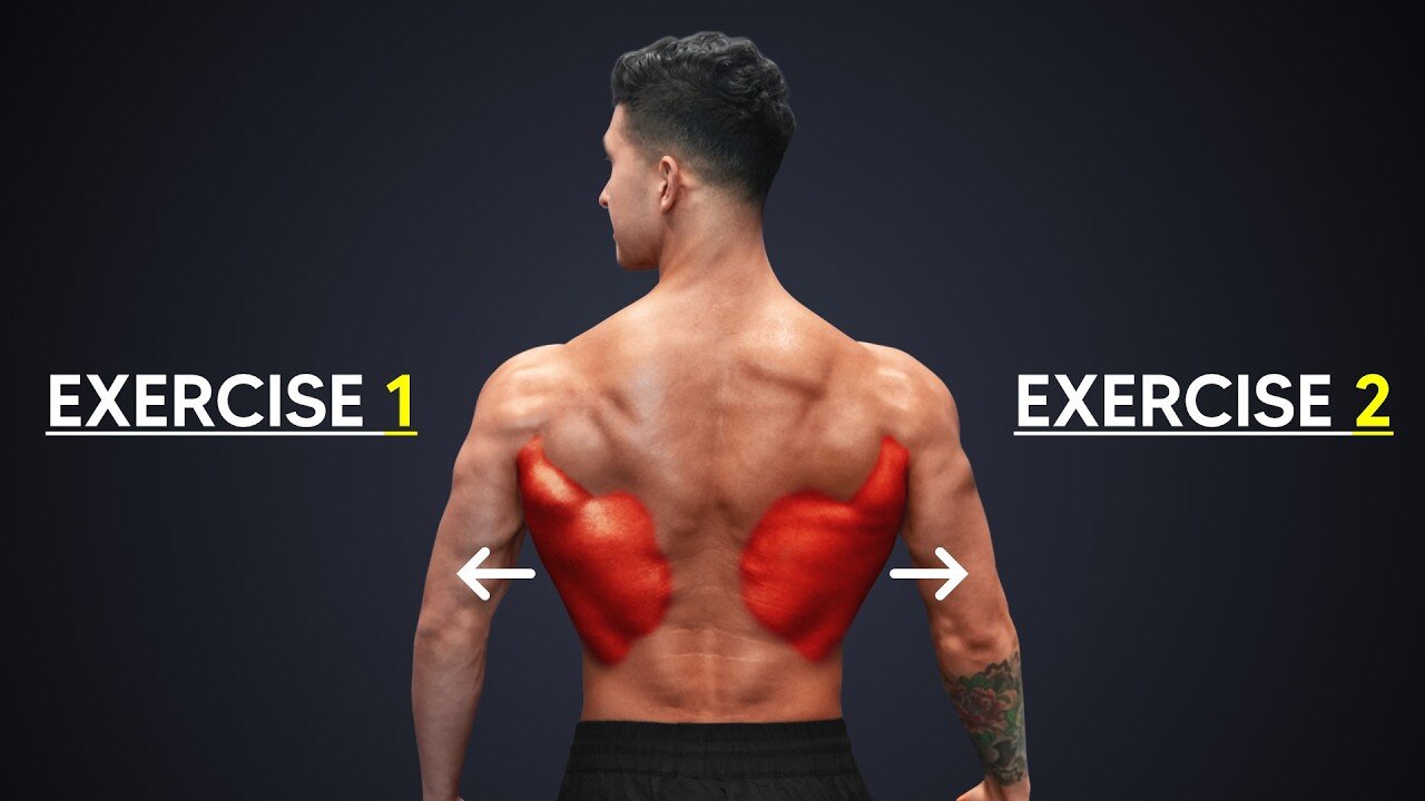 💯The ONLY 2 Exercises You Need For A Wide Back✅