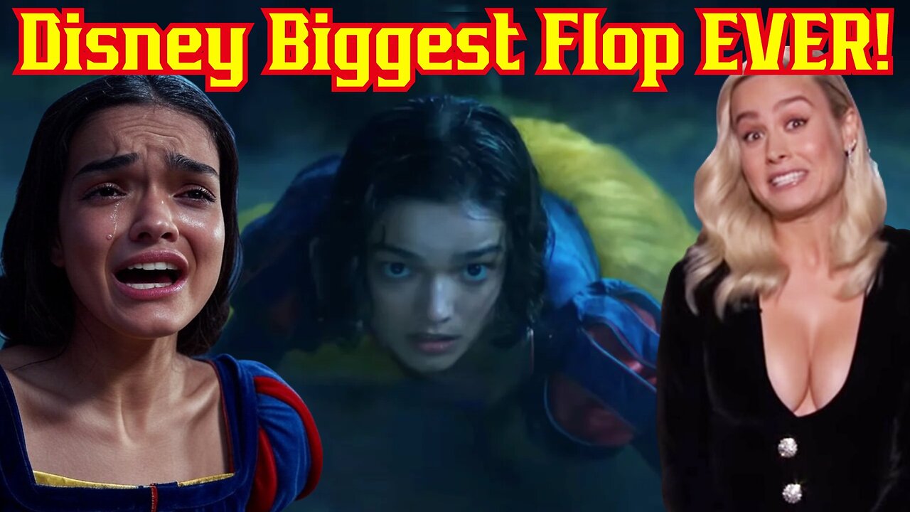 Snow White Is The WORST Box Office For Disney EVER! Worse Than The MARVELS! Box Office, Marvel, MCU