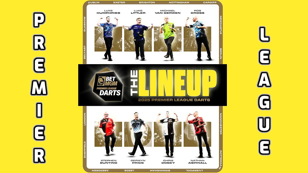 2025 Premier League Night 10 van Gerwen v Dobey