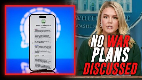 BREAKING VIDEO: WH Press Secretary Karoline Leavitt Releases Statement On Signal