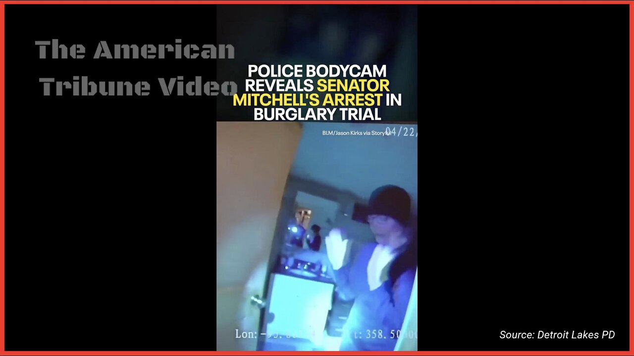 Wild Bodycam Footage Shows Police Arresting Democrat Senator in the Middle of a Burglary Attempt
