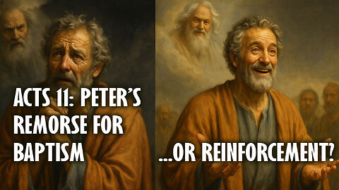 Acts 11 - Peter's Remorse For Baptism?? The Mike's - Blume & Filip