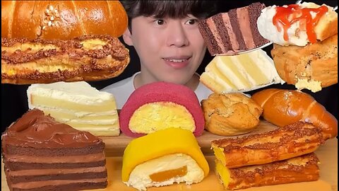 Dessert mukbang