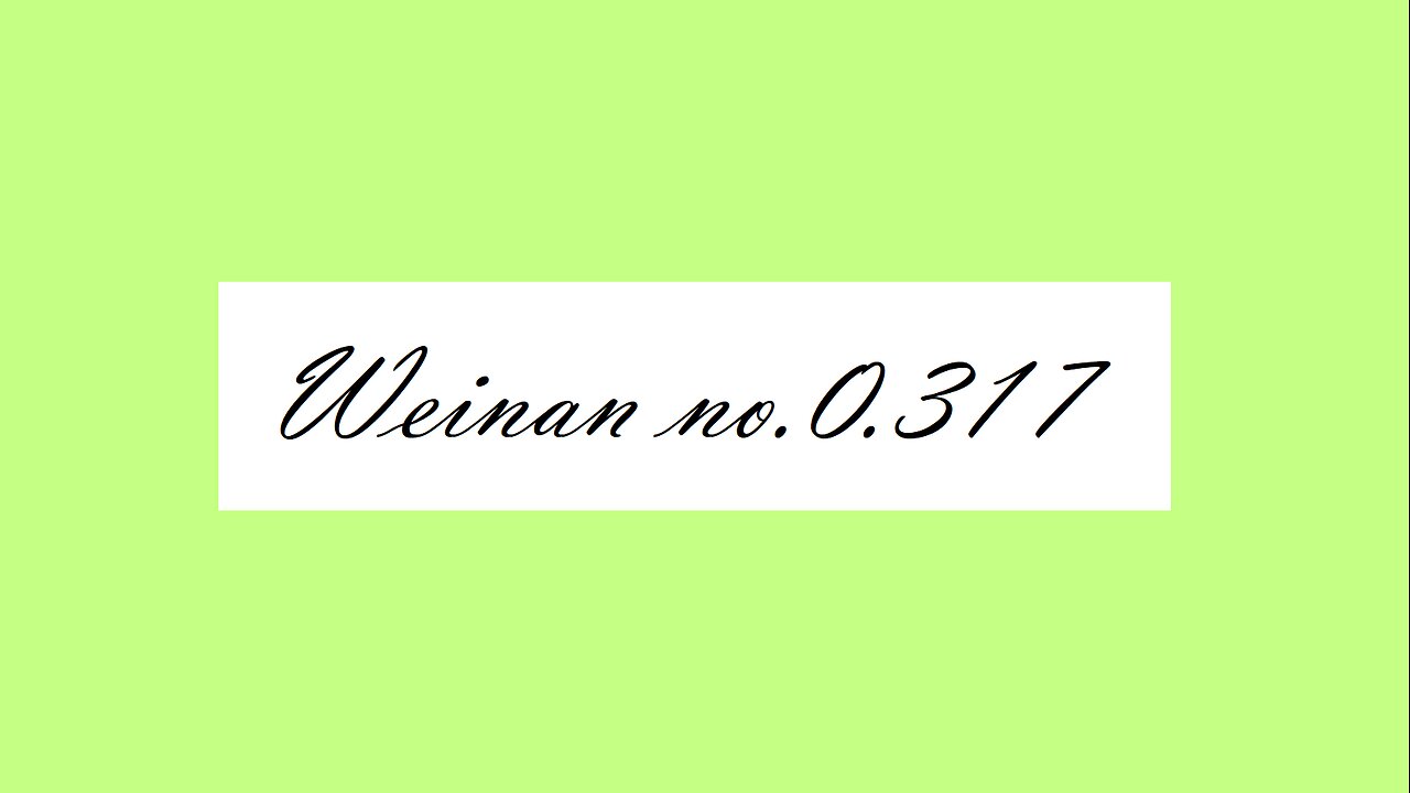 Weinan no.0.317