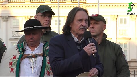 Leszek Samborski Przemówienie na koniec marszu Stop Masowej Imigracji 24.08.25
