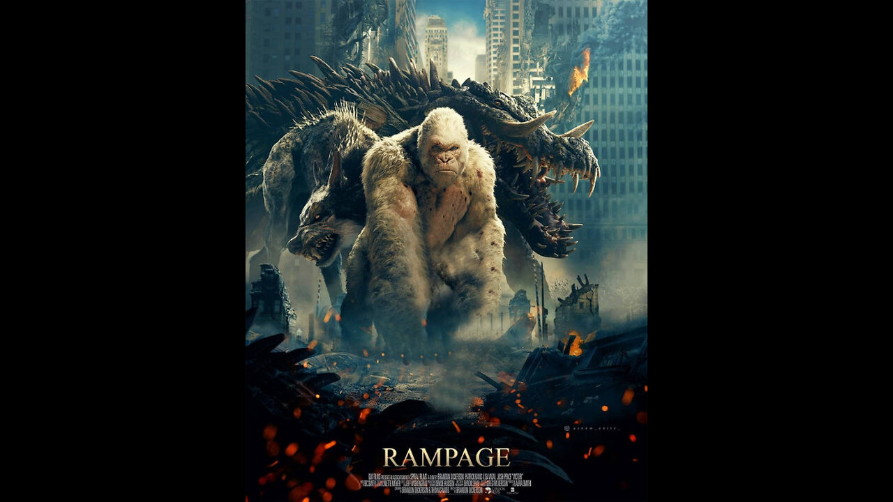 Rampage movie clips l