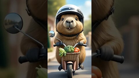 Cute Capybara cooking 😍🧑‍🍳