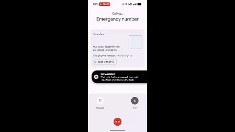 I can't chat with NYPD 911