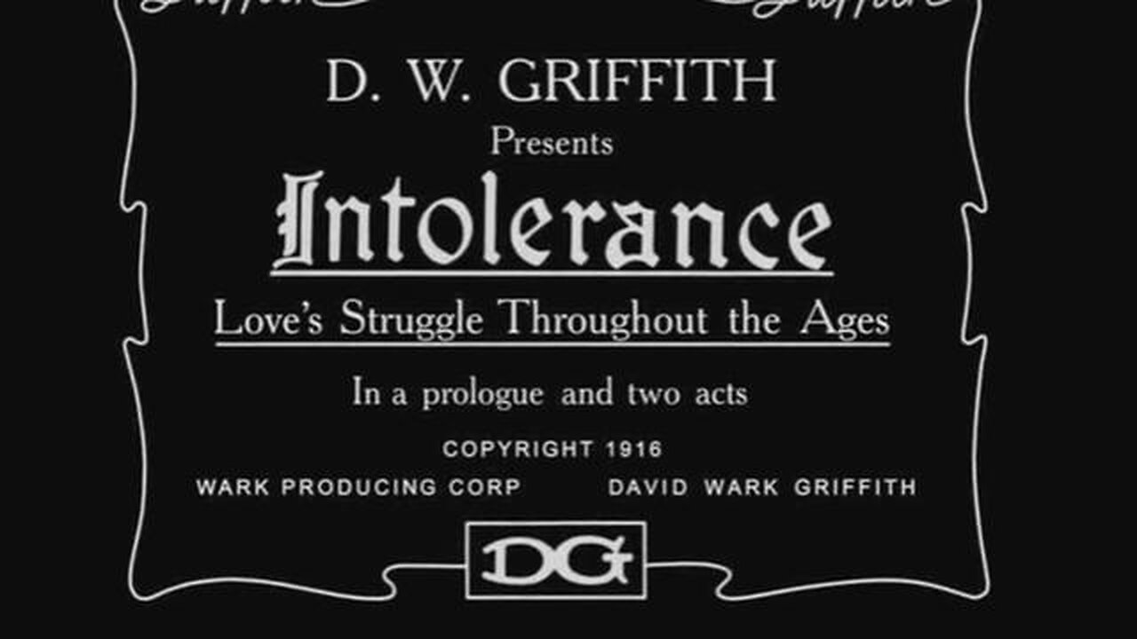 🚨⚠️D.W. GRIFFITH ~ INTOLERANCE - 1916 - MUST SEE!! - LOST HISTORY - BABYLON - JEWS - DOCUMENTARY