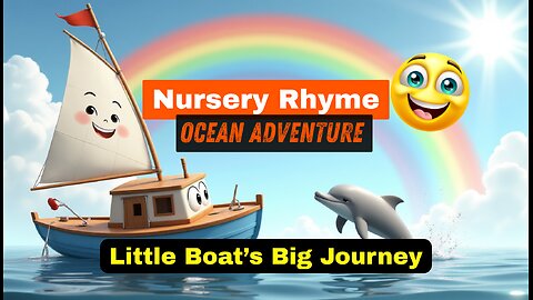 Little Boat’s Big Journey | 3D Pixar-Style Ocean Adventure Nursery Rhyme for Kids