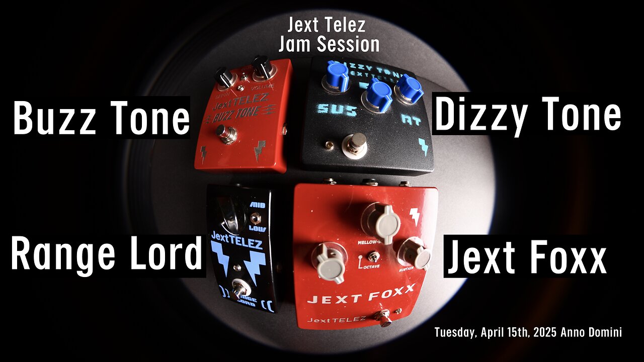 ⚡Jext Telez 🎸 Range Lord 🤴🏻Dizzy Tone 😵💫 Jext Foxx 🦊 Buzz Tone 🐝 Tascam DP24-SD 24-track recorder 🎚