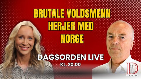 Brutale voldsmenn herjer med Norge | Dagsorden LIVE 20. mai