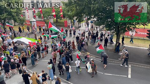 March For Iran and Palestine, Cardiff University