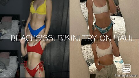 Beautiful Girls Gemma 💋 Beachsissi Bikini Try On Haul 👙 4K HD