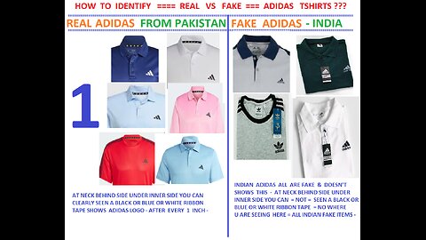 Real vs fake ADIDAS How to identify ? 95 $ tshirts delivery Pakistan to USA UK EUROPE in half price